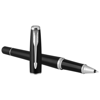 Urban rollerball pen in black-solid-and-chrome