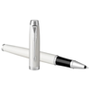 IM rollerball pen in white-solid-and-silver