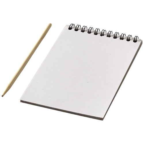 Colourful Scratch Pad in white-solid