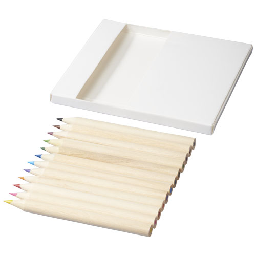 22-Piece doodle colouring set in white-solid