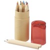 12-piece pencil set in red