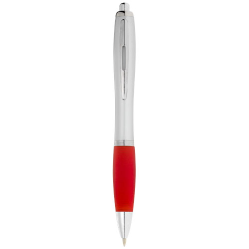 Nash ballpoint pen in silver-and-red