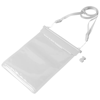 Splash mini tablet waterproof touch screen pouch in white-solid-and-transparent-clear