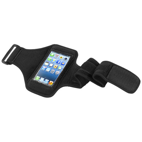 Protex touch screen arm strap in black-solid