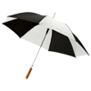 23'' Lisa automatic umbrella in black-shiny-and-white-solid