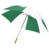 30'' Karl golf umbrella in green-and-white-solid