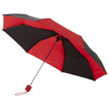 21'' Spark 3-section duo tone umbrella in black-solid-and-red