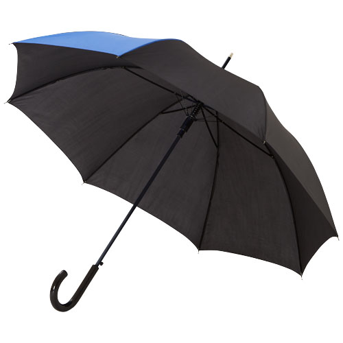 23'' Lucy automatic open umbrella in process-blue-and-black-solid