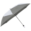 23'' Pinwheel 2-section auto open vented umbrella in grey-and-white-solid