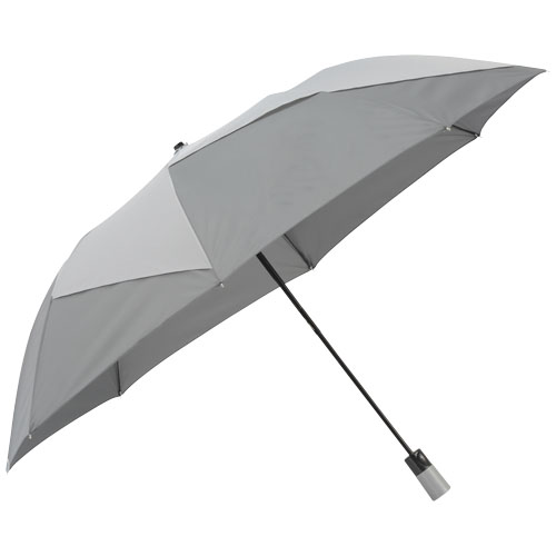 23'' Pinwheel 2-section auto open vented umbrella in grey