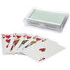 Reno card game in case in green-and-transparent