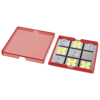Winnit magnetic tic tac toe game in transparent-red