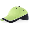 Draw 6 panel cap in apple-green-and-navy