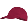 Basic 5-panel non woven cap in red