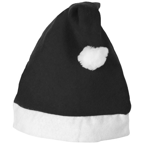 Christmas Hat in black-solid-and-white-solid