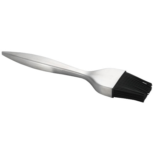 Trudeau basting brush in silver-and-black-solid