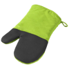 Maya Oven Glove in lime-and-black-solid