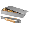 Pitts BBQ smoker box set in silver