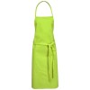 Reeva cotton apron in lime