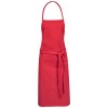 Reeva cotton apron in red