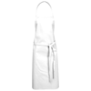 Reeva cotton apron in white-solid