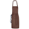 Zora adjustable apron in brown