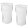Milano 2-piece cup set in white-solid