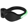 Usain LED shoe clip in black-solid-and-light-green