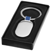 Barto key chain in silver-and-royal-blue