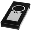 Donato key chain in silver-and-black-solid