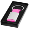 Alvaro key chain in silver-and-pink