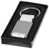 Alvaro key chain in silver-and-white-solid