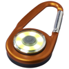 The Eye carabiner COB light in orange