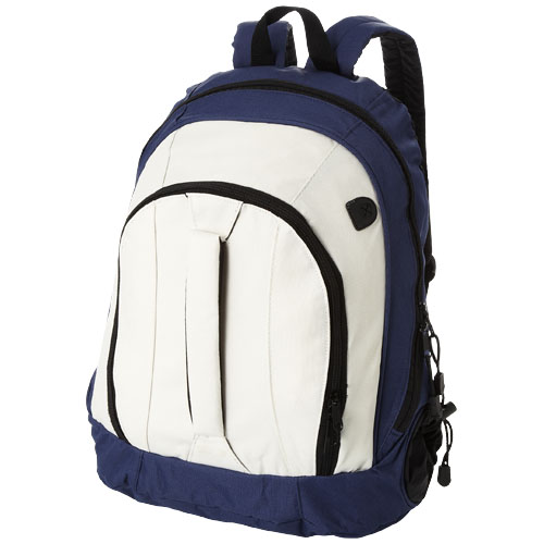 Arizona Backpack in white-solid-and-navy