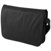Mission non woven shoulder bag in black-solid