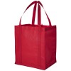 Liberty non woven grocery Tote in red
