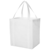 Liberty non woven grocery Tote in white-solid