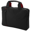 Detroit conference bag in black-solid-and-red