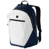 Ozark backpack in white-solid-and-navy