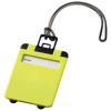 Taggy luggage tag in lime