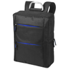 Boston 15.6'' Laptop backpack in black-solid-and-royal-blue