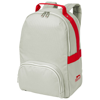 York backpack in grey-and-red