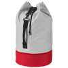 Dipp sailor bag in grey-and-red