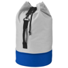 Dipp sailor bag in grey-and-royal-blue