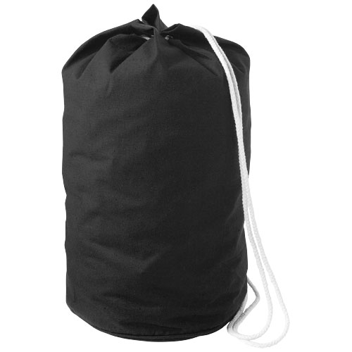 Missouri cotton sailor bag in black-solid