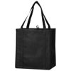 The non woven Little Juno Grocery Tote in black-solid