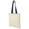 Nevada cotton tote in natural-and-navy