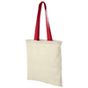Nevada cotton tote in natural-and-red