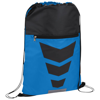 Courtside Drawstring Sports pack in process-blue-and-black-solid