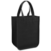 Acolla Small Laminated Shopper Tote in black-solid